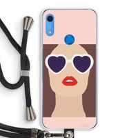 Red lips: Huawei Y6s Transparant Hoesje met koord Red lips: Huawei Y6s Transparant Hoesje met koord