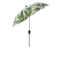 Strandparasol Tropical bladeren 200 cm - Lichtgroen - thumbnail