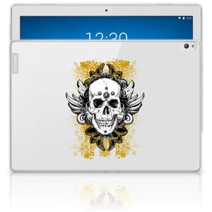 Tablet BackCover Lenovo Tab P10 Skull Goud