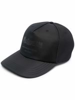 Alexander McQueen casquette à imprimé Graffiti - Noir