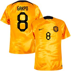 Nederlands Elftal Shirt Thuis 2022-2023 + Gakpo 8