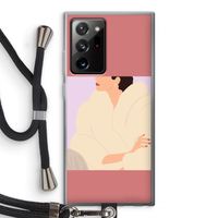 Cosy: Samsung Galaxy Note 20 Ultra / Note 20 Ultra 5G Transparant Hoesje met koord