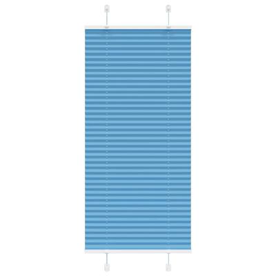 Pliss rolgordijn 60x150 cm stofbreedte 59,4 cm polyester blauw
