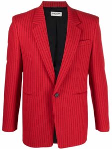 Saint Laurent blazer à simple boutonnage - Rouge