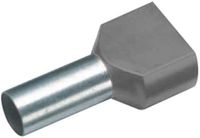 Twin Adereindhulzen 2x4 mm2 Grijs 100 stuks
