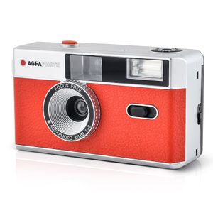 AgfaPhoto 603001 filmcamera Compacte camera (film) 35 mm Rood, Zilver