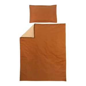 Meyco dekbedovertrek junior uni camel warm sand Maat