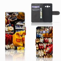 Samsung Galaxy A3 2015 Flip Cover Klompen - thumbnail