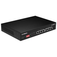 Edimax GS-1008PL V2 netwerk-switch Managed L2 Gigabit Ethernet (10/100/1000) Power over Ethernet (PoE) 1U Zwart - thumbnail