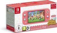 Nintendo Switch Lite Console (Coral) + Animal Crossing: New Horizons