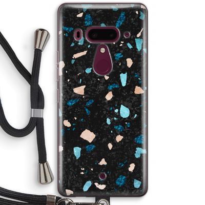 Terrazzo N°11: HTC U12+ Transparant Hoesje met koord