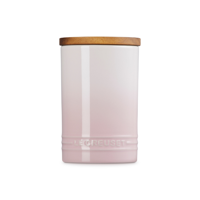 LE CREUSET - Signature - Voorraadpot 0,77l met houten deksel Shell Pink