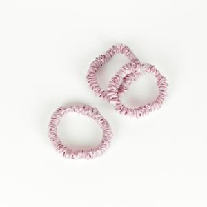 Zijden Scrunchies Klein Pink