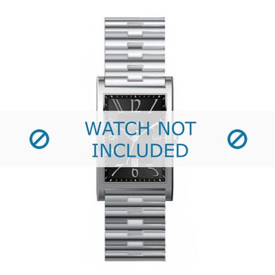 Hugo Boss horlogeband HB1512164 / HB1512033 / HB-22-1-14-2008 Staal Zilver