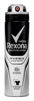Rexona Men invisible on black+white clothes antiperspirant Mannen Spuitbus deodorant 150 ml 1 stuk(s) - thumbnail