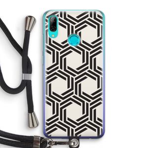 Geometrisch patroon: Huawei P Smart (2019) Transparant Hoesje met koord