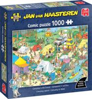 Jan van Haasteren - Kamperen In Het Bos Puzzel 1000 Stukjes