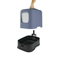 Kattenbak Rotho My Pet HORIZON 51 x 39,5 x 44,3 cm Blauw - thumbnail