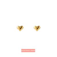 Day&Eve Oorbellen Small Heart Stud | Goud