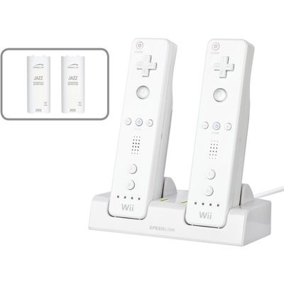 , JAZZ USB Charger - for Wii U-Wii (Wit)