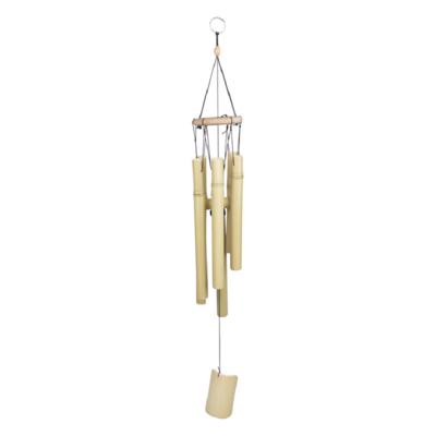 Bamboe windgong/windorgel - met koordstopper - 33 x 7.5 cm - tuin artikelen