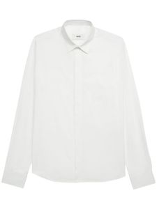 AMI Paris chemise en coton à manches longues - Blanc