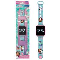 Lexibook - Gabby and the Magic House - Connected LED-horloge - Verstelbare armband