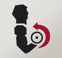 Muursticker Fitness biceps