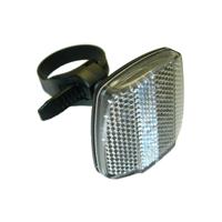 Busch & Muller Voorreflector met schroefbeugel wit