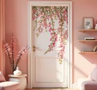 Roze sticker deursticker