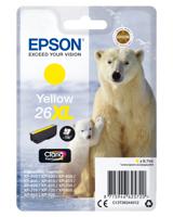 Epson Polar bear Singlepack Yellow 26XL Claria Premium Ink - thumbnail
