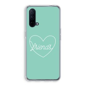 Friends heart pastel: OnePlus Nord CE 5G Transparant Hoesje