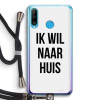 Ik wil naar huis: Huawei P30 Lite Transparant Hoesje met koord