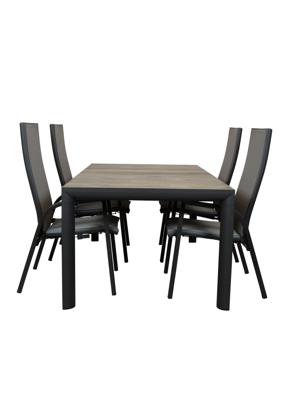 Qopps Kings tuintafel 4 Victory verstelbare tuinstoel