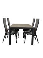 Qopps Kings tuintafel 4 Victory verstelbare tuinstoel