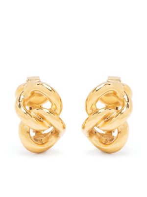 Christian Dior Pre-Owned boucles d'oreilles à motif de chaîne pre-owned (années 1990)