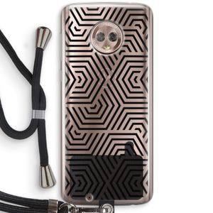 Magic pattern: Motorola Moto G6 Transparant Hoesje met koord
