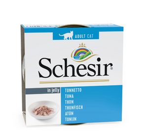 Schesir in Gelei Tonijn natvoer kat 85gr