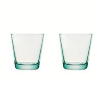 IITTALA - Kartio - Glas 0,21l watergroen set/2 - thumbnail