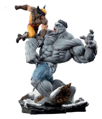 Marvel Statue Grey Hulk vs Wolverine 58 cm Marvel Statue Grey Hulk vs Wolverine 58 cm