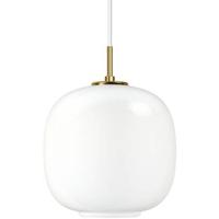 Louis Poulsen VL 45 Radiohus hanglamp Ø250 Brass| Glossy White Opal