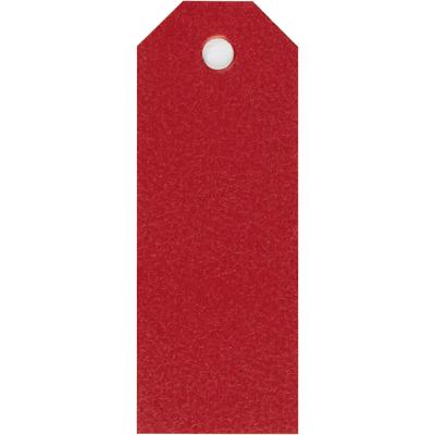 Creativ Company Manilla-labels, afm 3x8 cm, 220 gr, rood, 20 stuk/ 1 doos