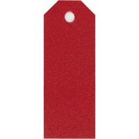 Creativ Company Manilla-labels, afm 3x8 cm, 220 gr, rood, 20 stuk/ 1 doos