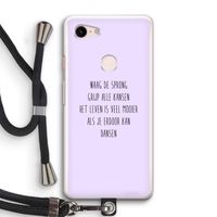 Sprong: Pixel 3 Transparant Hoesje met koord