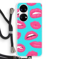 Bite my lip: Huawei P50 Transparant Hoesje met koord