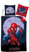 Spiderman Dekbedovertrek spinnenweb polykatoen 140 x 200 cm