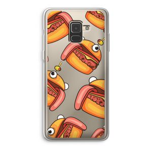 Hamburger: Samsung Galaxy A8 (2018) Transparant Hoesje