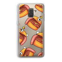 Hamburger: Samsung Galaxy A8 (2018) Transparant Hoesje