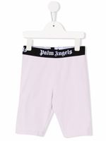 Palm Angels Kids short de cyclisme à bande logo - Rose - thumbnail