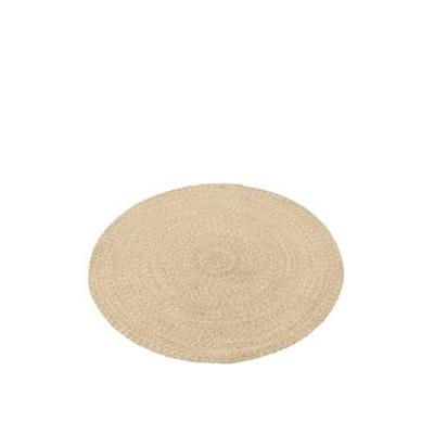 J-line - Tapijt Miami Outdoor Polyester Naturel Small - 120x120x1cm